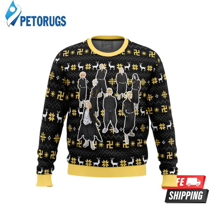 The Buddhist Symbol Tokyo Revengers Ugly Christmas Sweaters