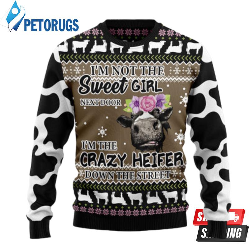 The Crazy Heifer Ugly Christmas Sweaters