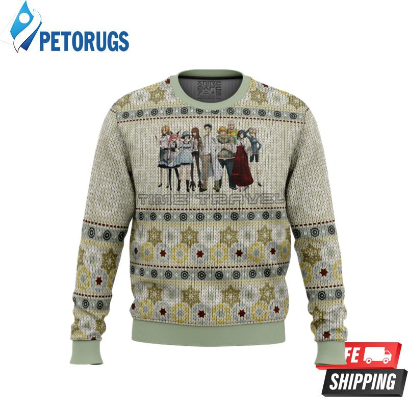 The Elite Team Steins Gate Ugly Christmas Sweaters