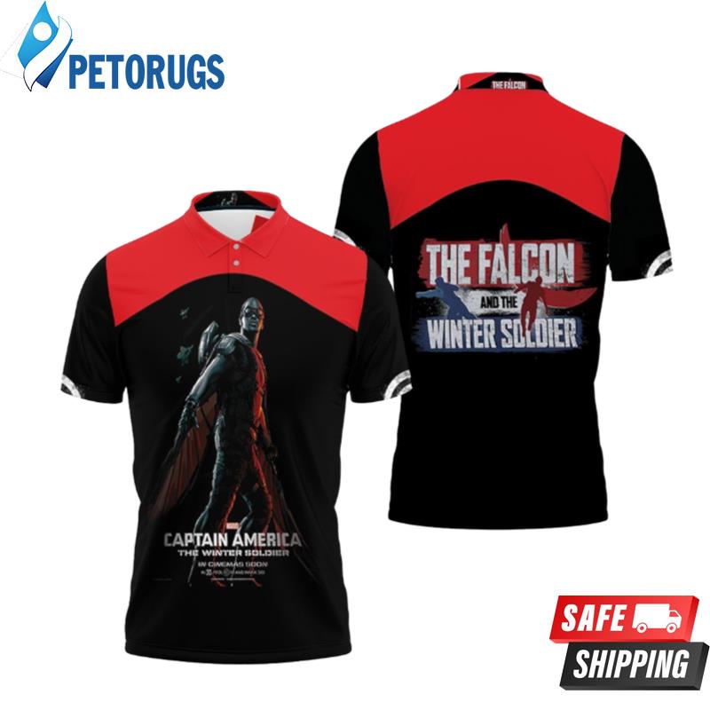 The Falcon And The Winter Soldier The Falcon New Captain America Polo Shirts