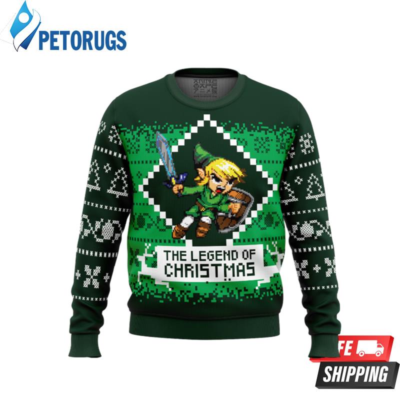 The Legend of Christmas Zelda Ugly Christmas Sweaters