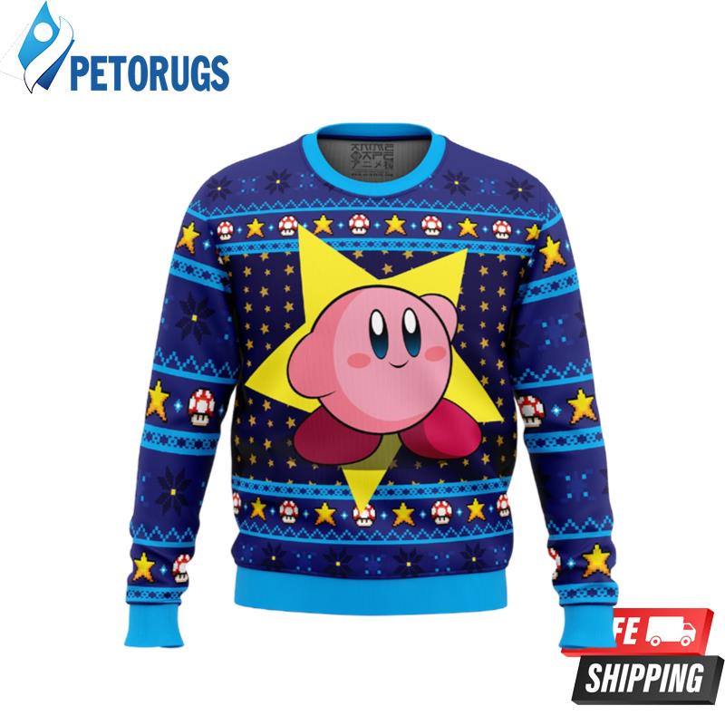 The Pink Hero Kirby'S Dream Land Ugly Christmas Sweaters