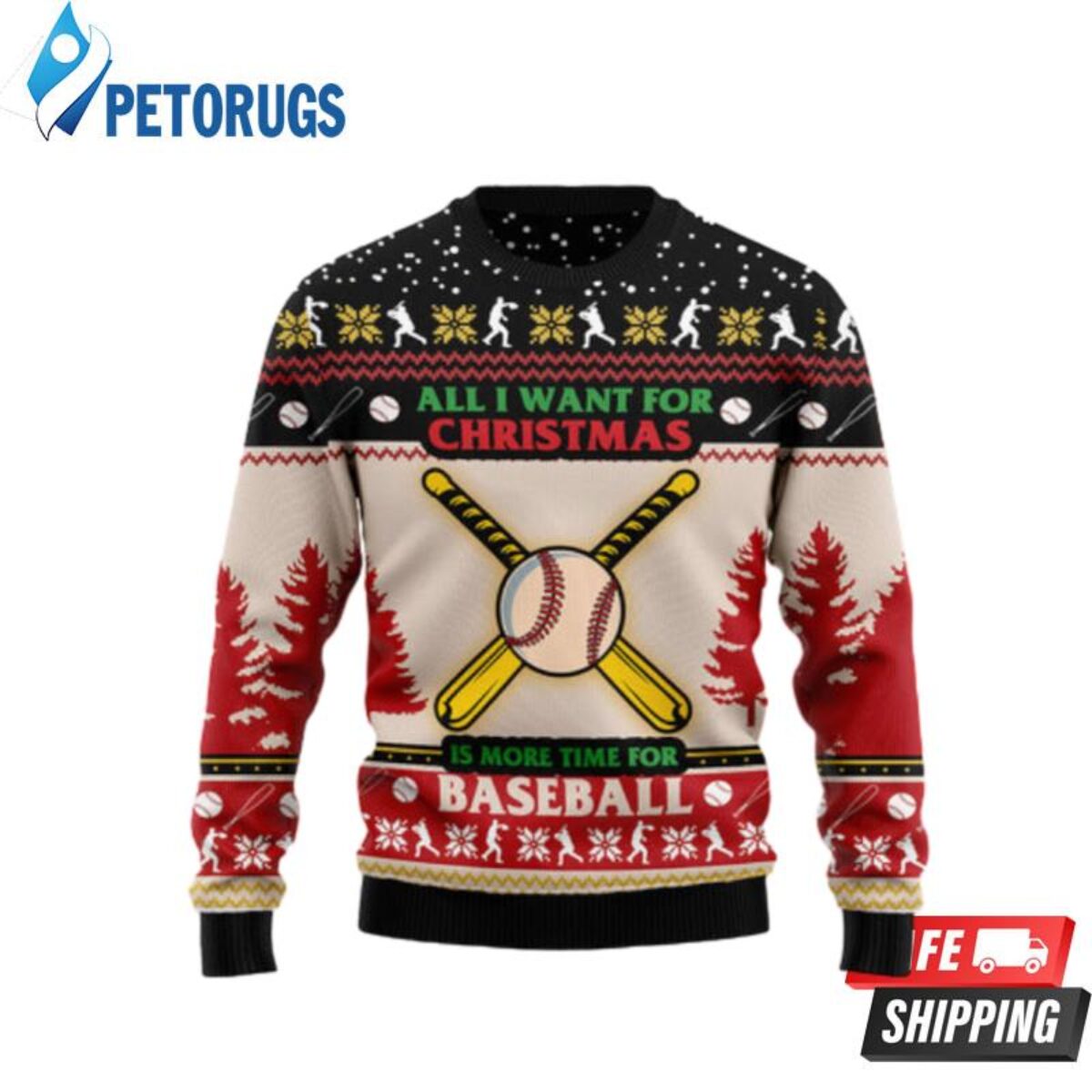 Cleveland Indians Ugly Christmas Sweater - Peto Rugs