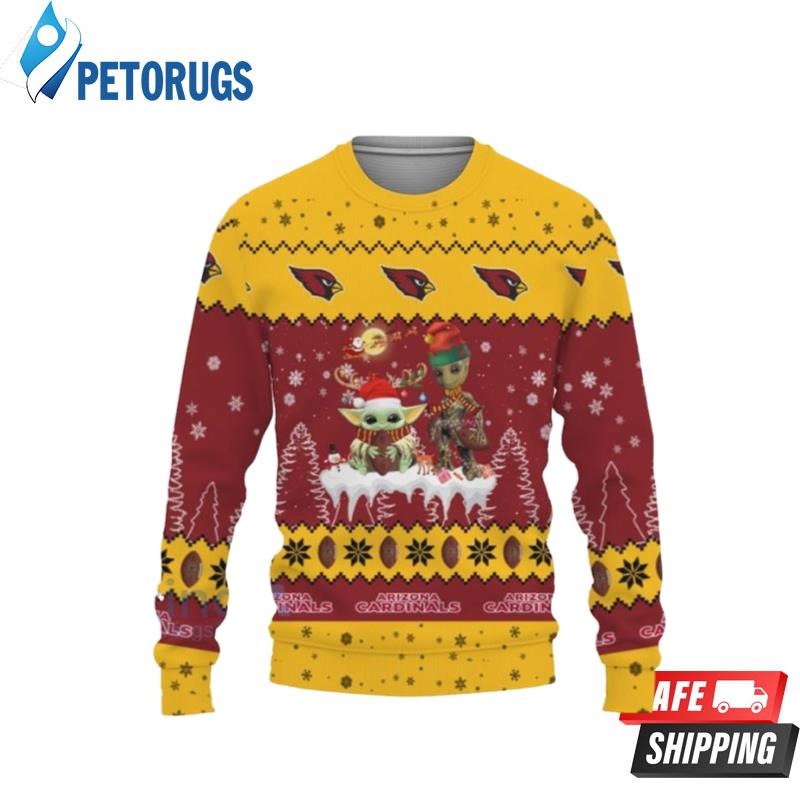 Tis The Season Christmas Baby Yoda Groot Cute Gift Alabama Crimson Tide Ugly Christmas Sweaters