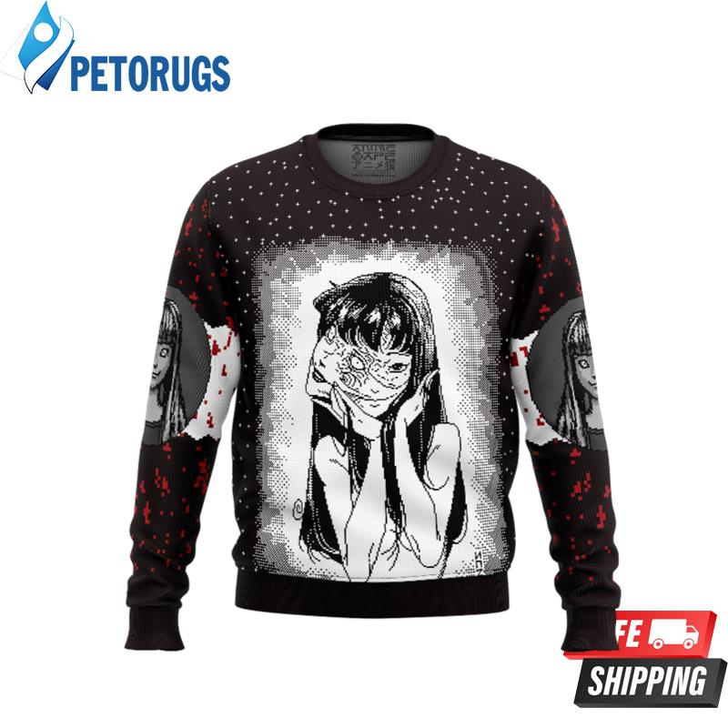 Tomie Junji Ito Ugly Christmas Sweaters