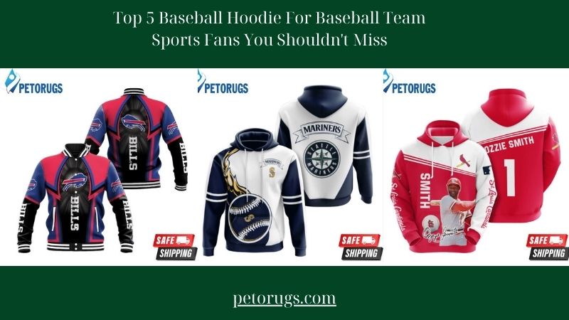 Top 5 Baseball Hoodie For Baseball Team Sports Fans You Shouldn't Miss -  Peto Rugs
