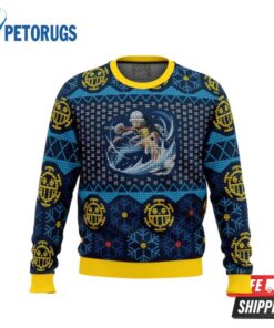 Trafalgar D Water Law One Piece Ugly Christmas Sweaters