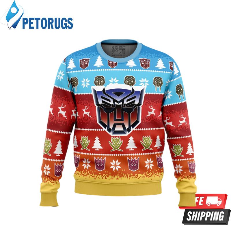 Transformers Ugly Christmas Sweaters