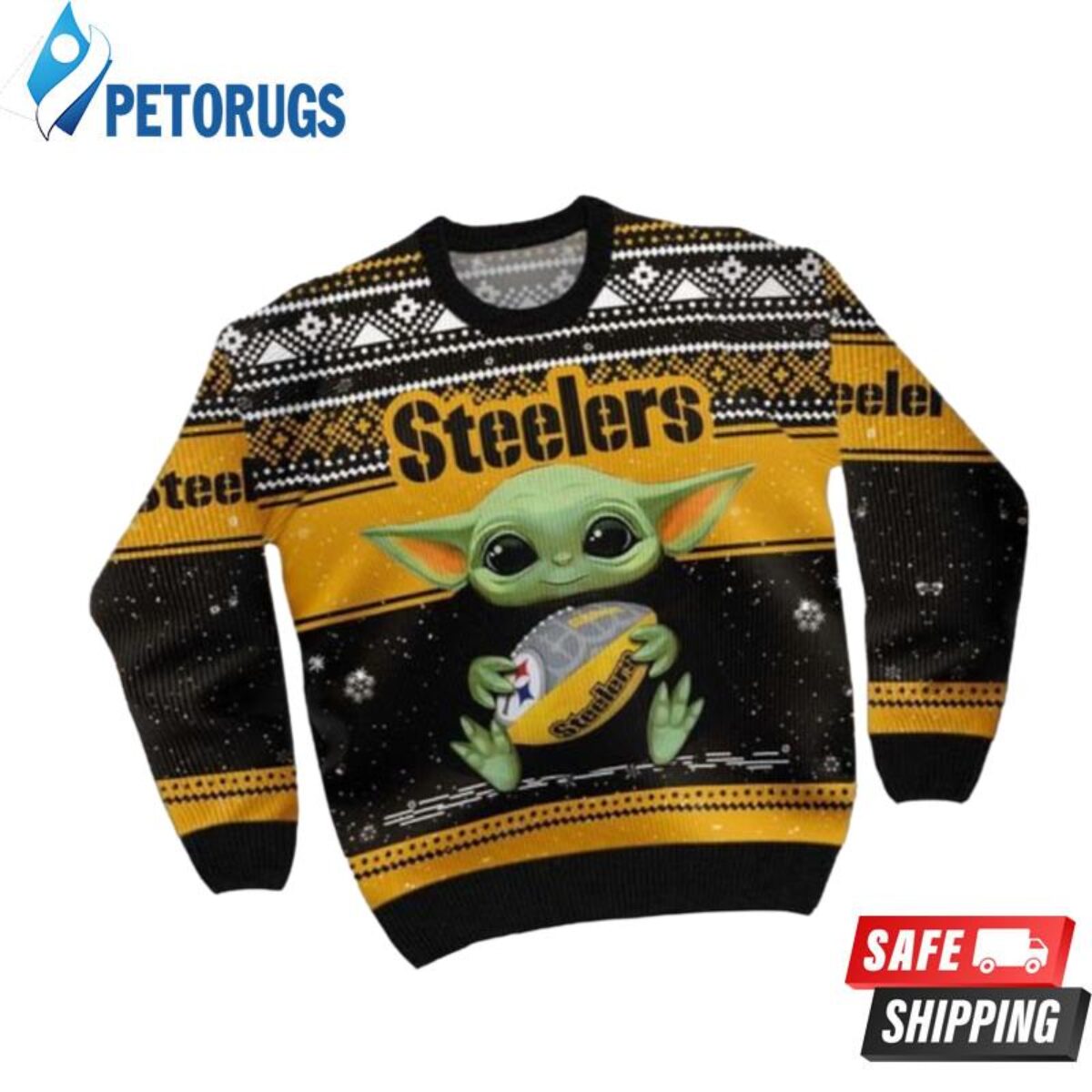 Pittsburgh Steelers Baby Yoda Star Wars American Ugly Christmas