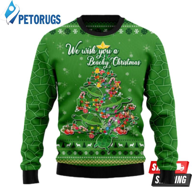Turtle Christmas Tree Ugly Christmas Sweaters