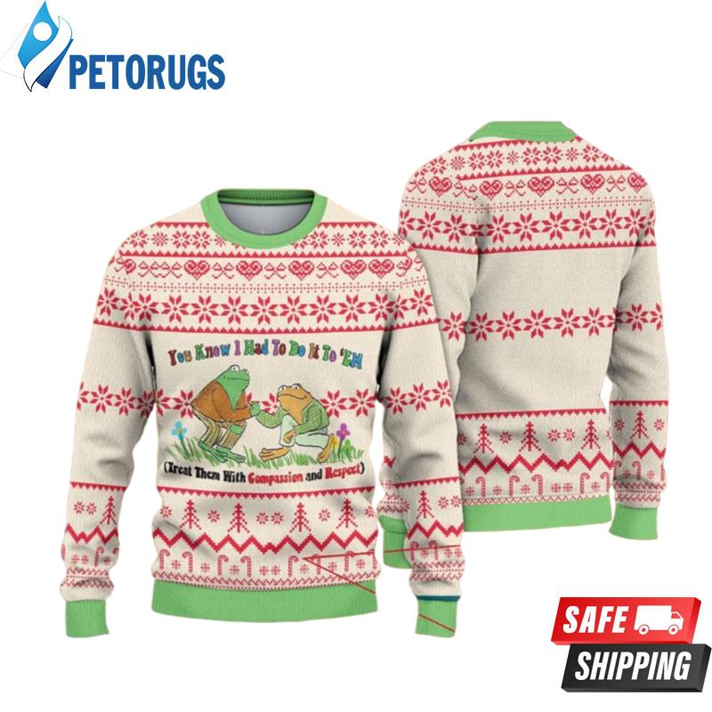 Turtle Lover Mandala Pattern Wool Ugly Christmas Sweaters