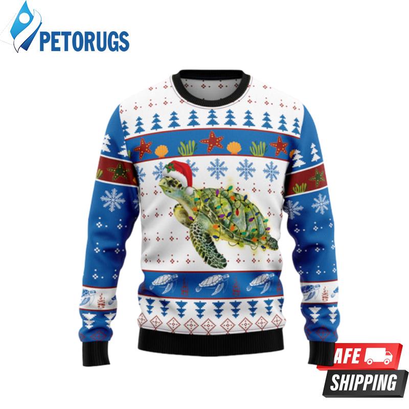 Turtle Xmas Ugly Christmas Sweaters