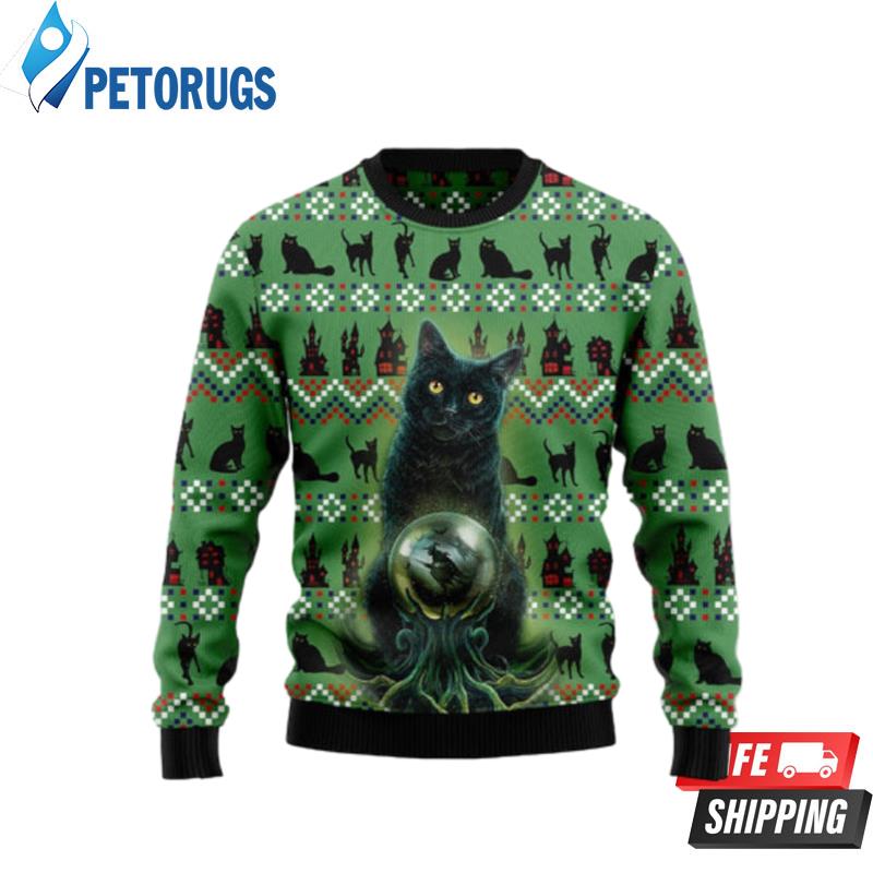 Ugly Black Cat Ugly Christmas Sweaters