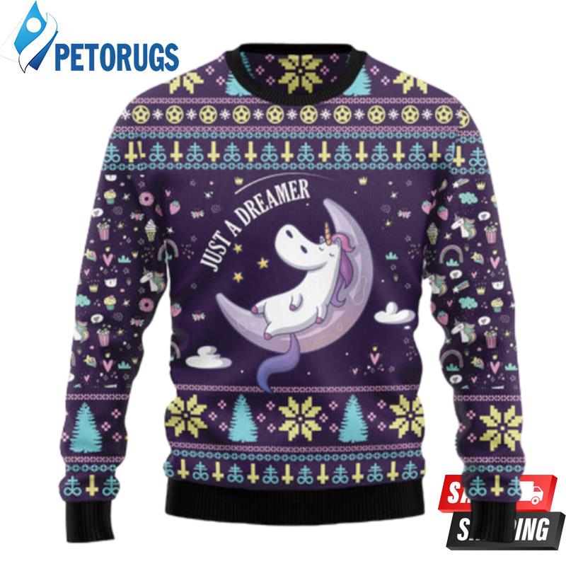 Unicorn Dreamer Ugly Christmas Sweaters