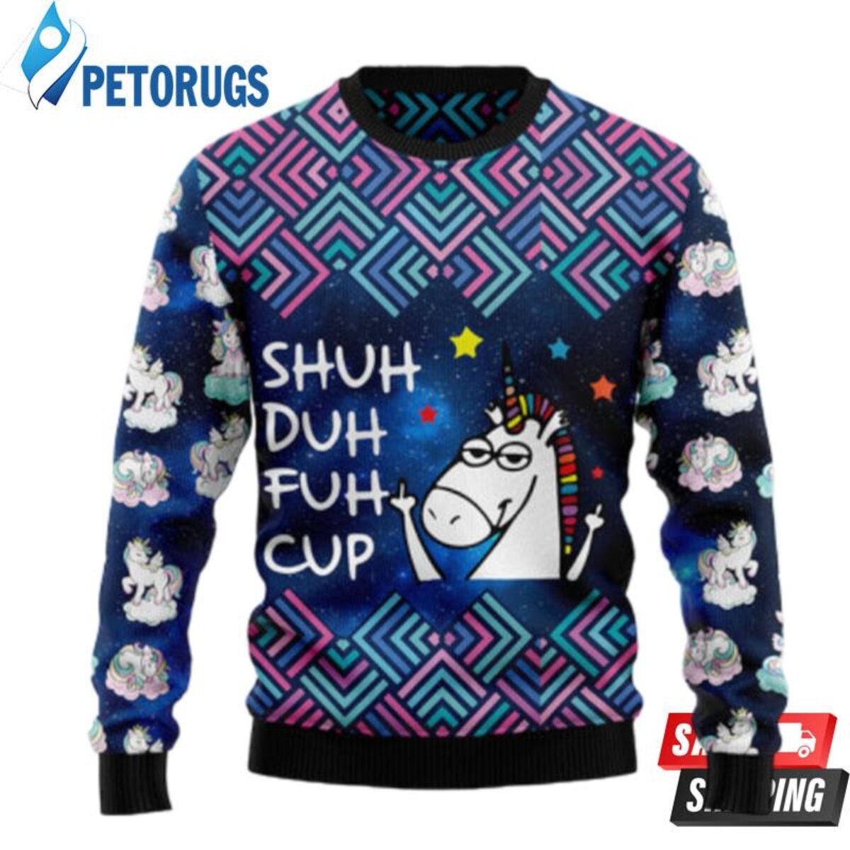 Ugly sweater clearance unicorn