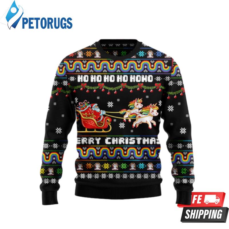 Unicorn Merry Christmas Ugly Christmas Sweaters