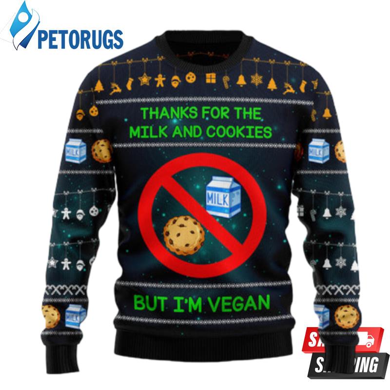 Vegan Thanks Ugly Christmas Sweaters