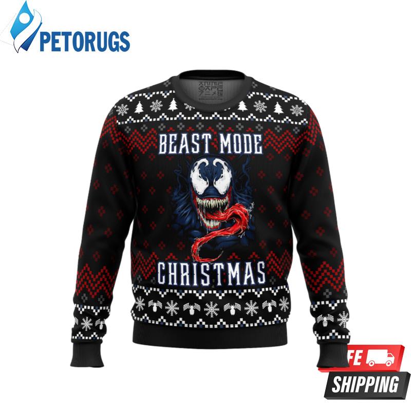 Venom Beast Mode Christmas Ugly Christmas Sweaters