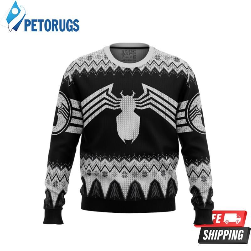 Venom Marvel Venom Symbol Ugly Christmas Sweaters