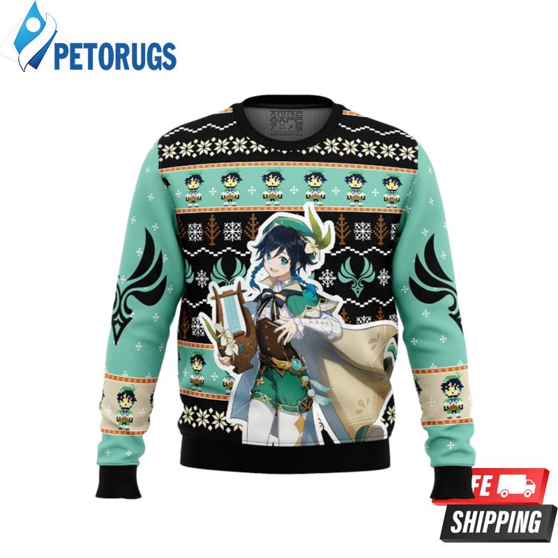 Venti Genshin Impact Ugly Christmas Sweaters