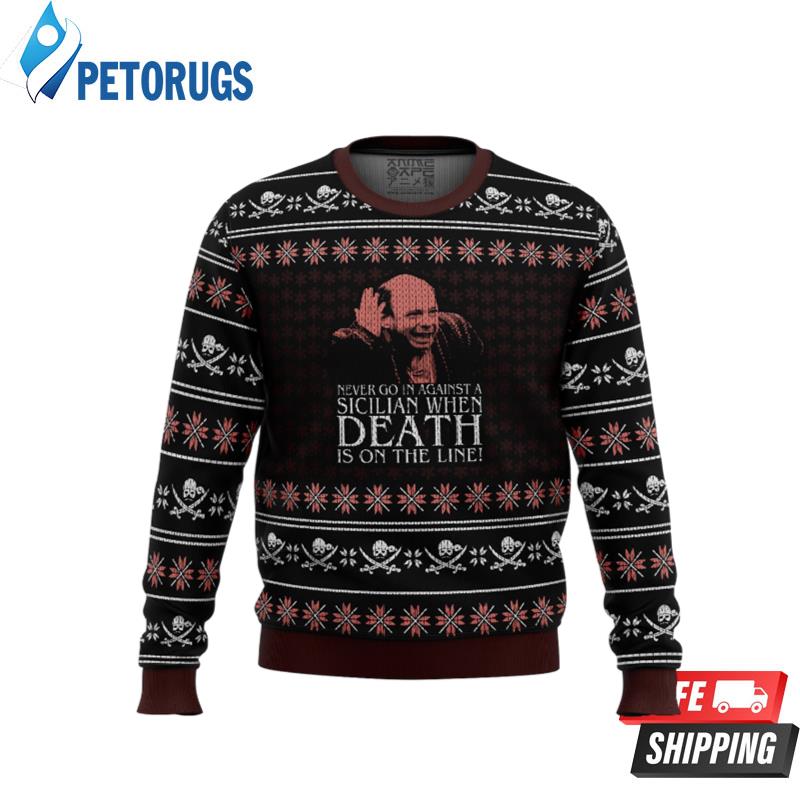 Vizzini The Princess Bride Ugly Christmas Sweaters