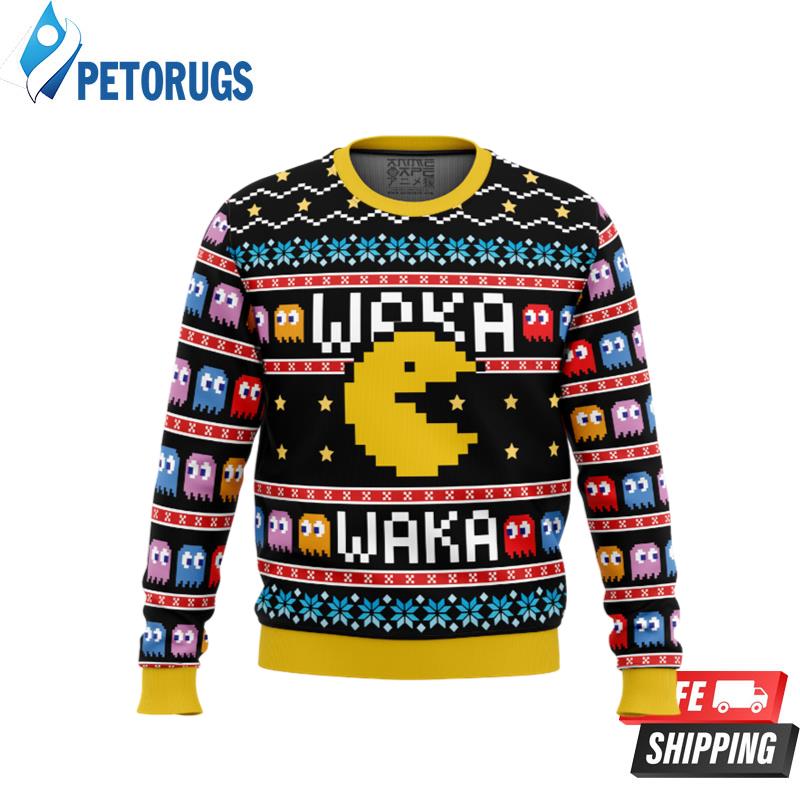 Waka Waka Pac Man Ugly Christmas Sweaters