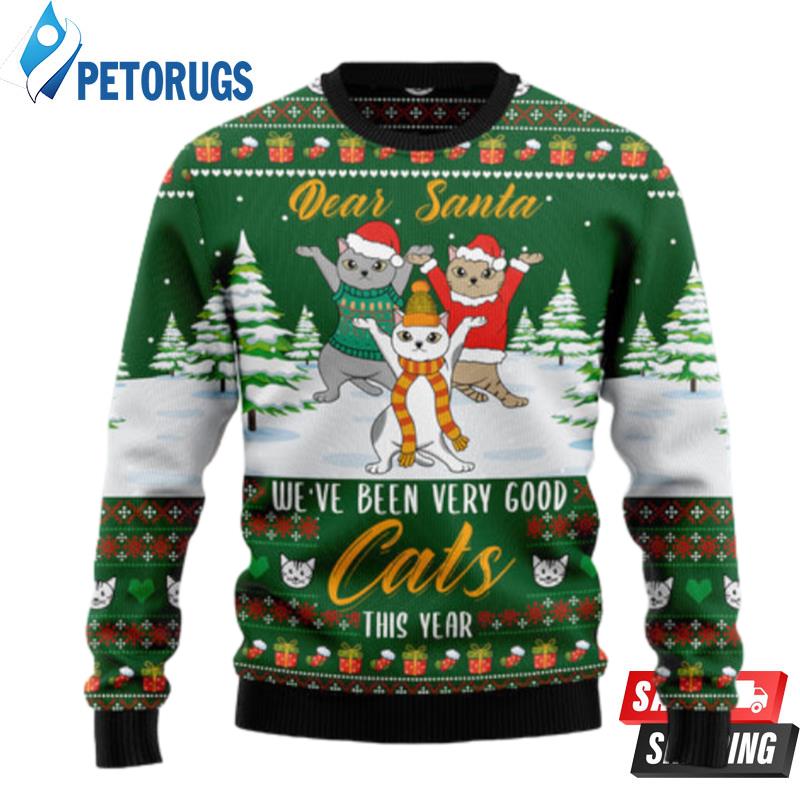 We?Re Been Very Good Cats This Year Ugly Christmas Sweaters