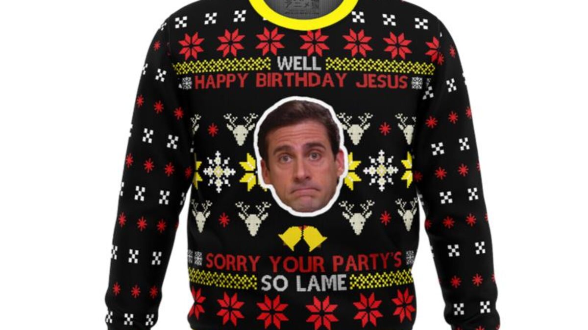 Ugly sweaters the clearance office