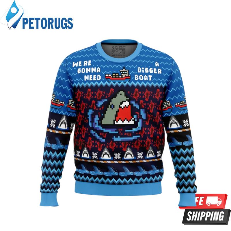 We're Gonna Need A Bigger Boat Jaws Ugly Christmas Sweaters