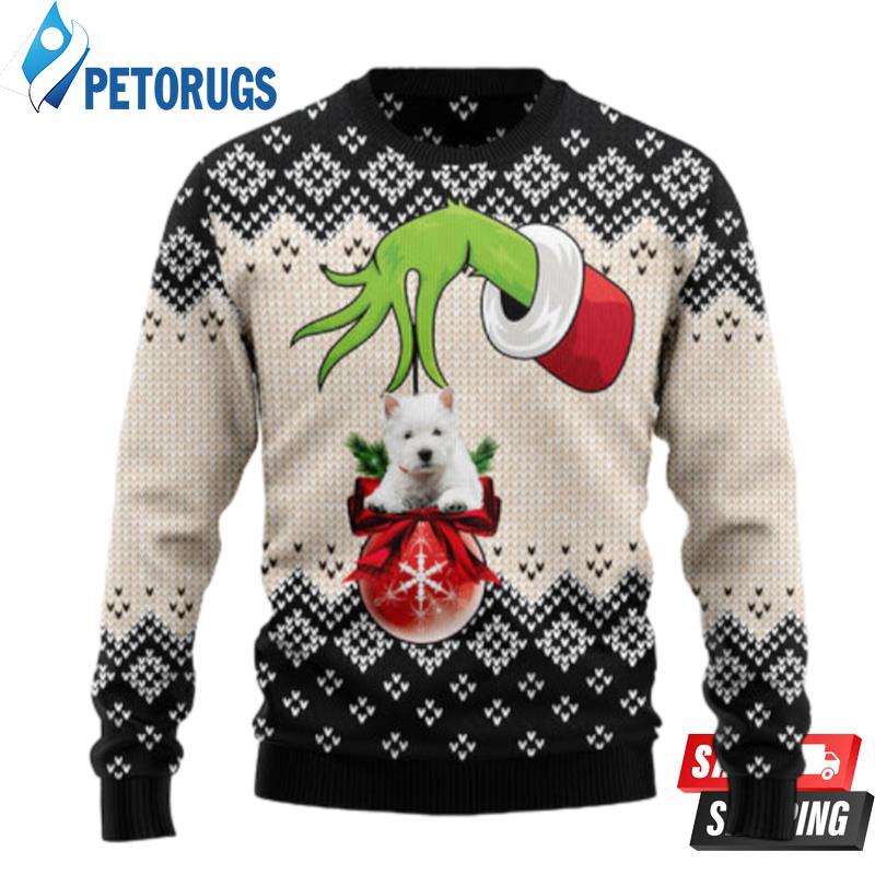 West Highland White Terrier Xmas Ball Ugly Christmas Sweaters