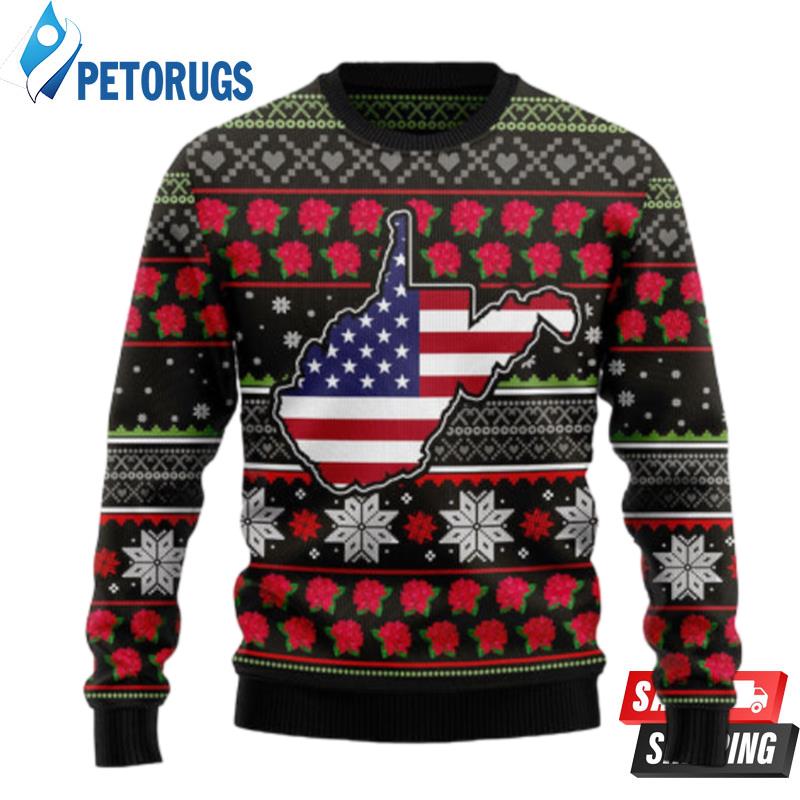 West Virginia Xmas Ugly Christmas Sweaters