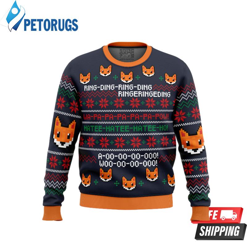 What does the Fox say Ugly Christmas Sweaters