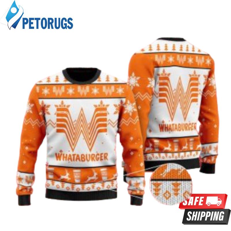 Whataburger ugly clearance christmas sweater