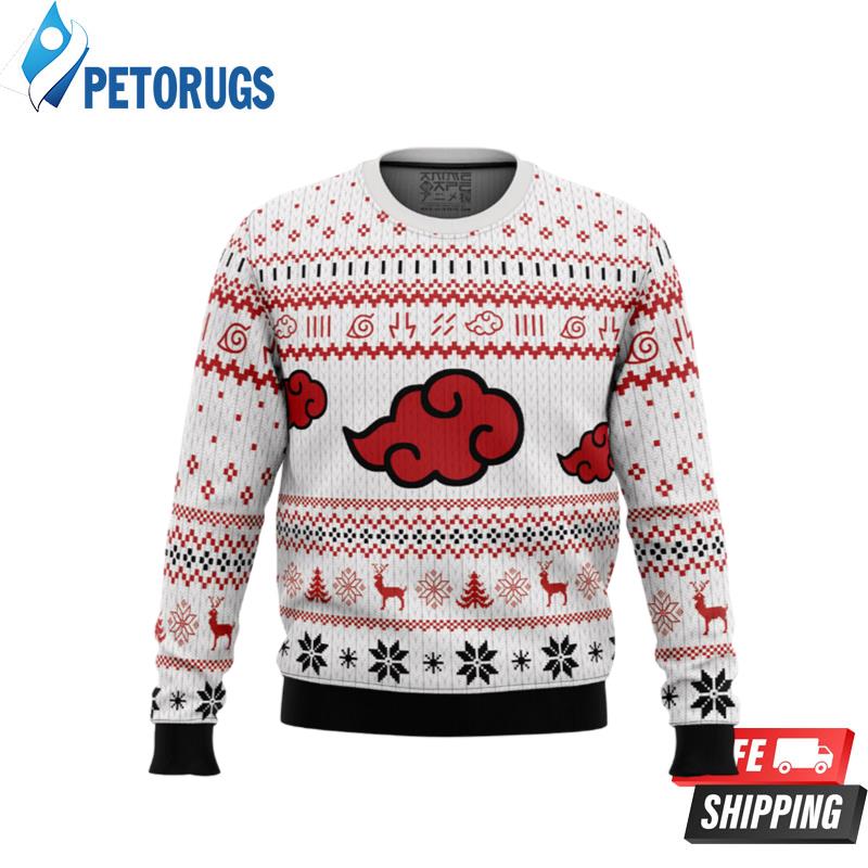 White Christmas Akatsuki Ugly Christmas Sweaters