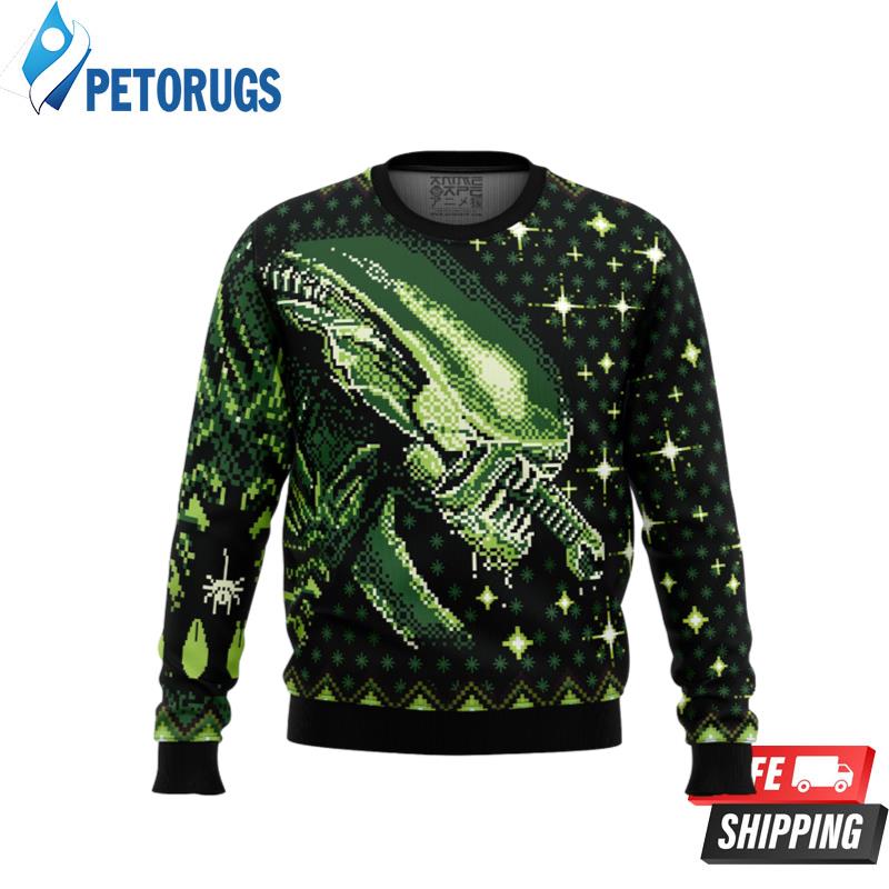 Xenomorph Alien Ugly Christmas Sweaters