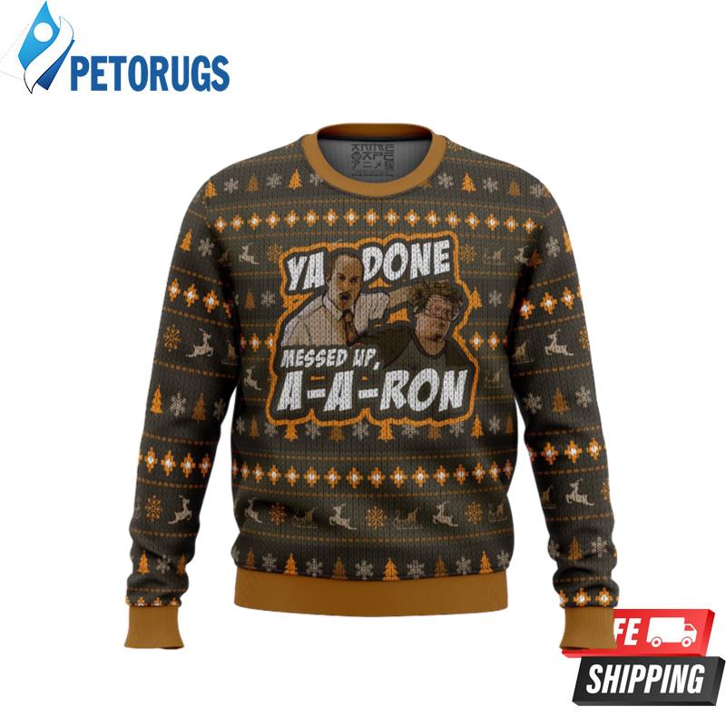 Ya Done Messed Up Aaron Key And Peele Ugly Christmas Sweaters