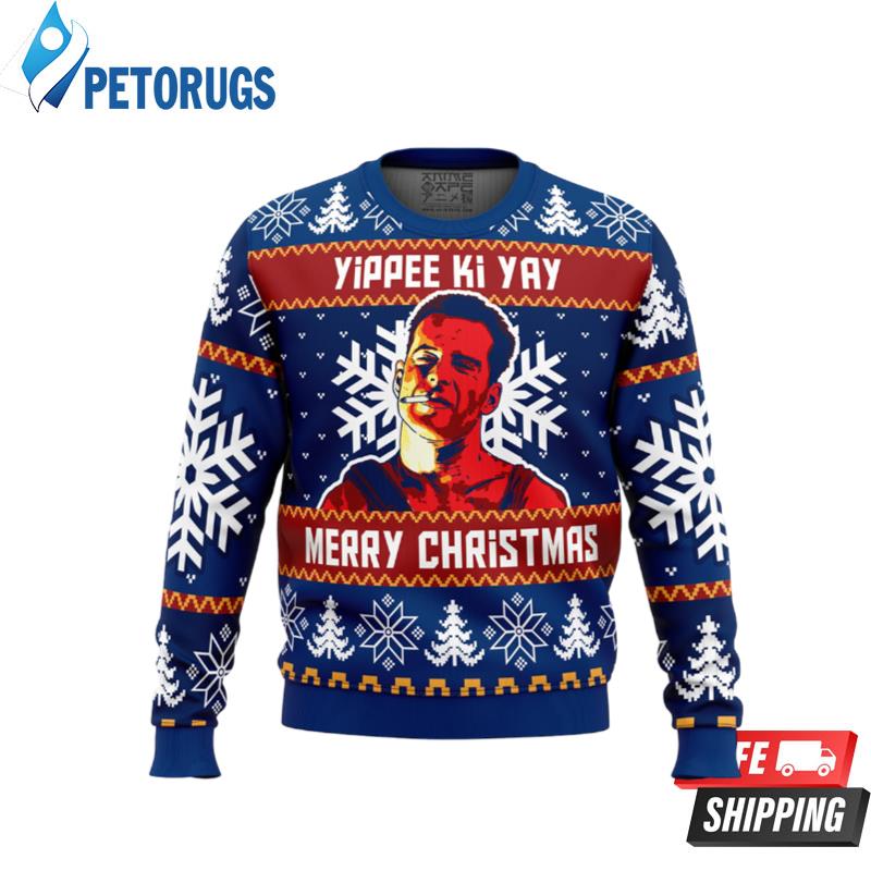 Yippee Ki Yay Die Hard Ugly Christmas Sweaters