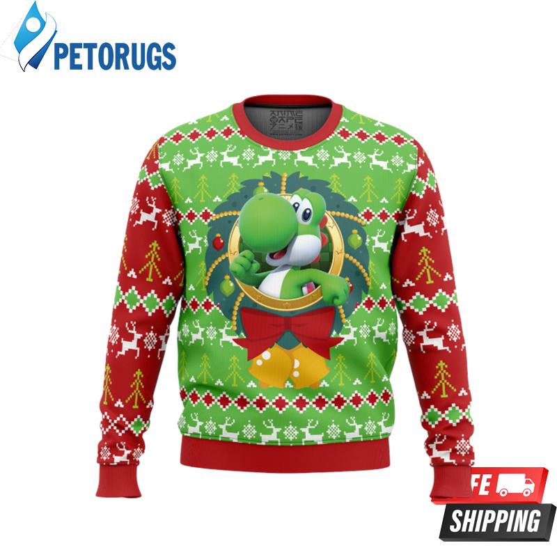 Yoshi Super Mario Ugly Christmas Sweaters