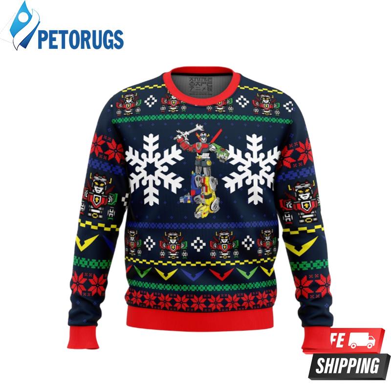 Yuletron Voltron Ugly Christmas Sweaters