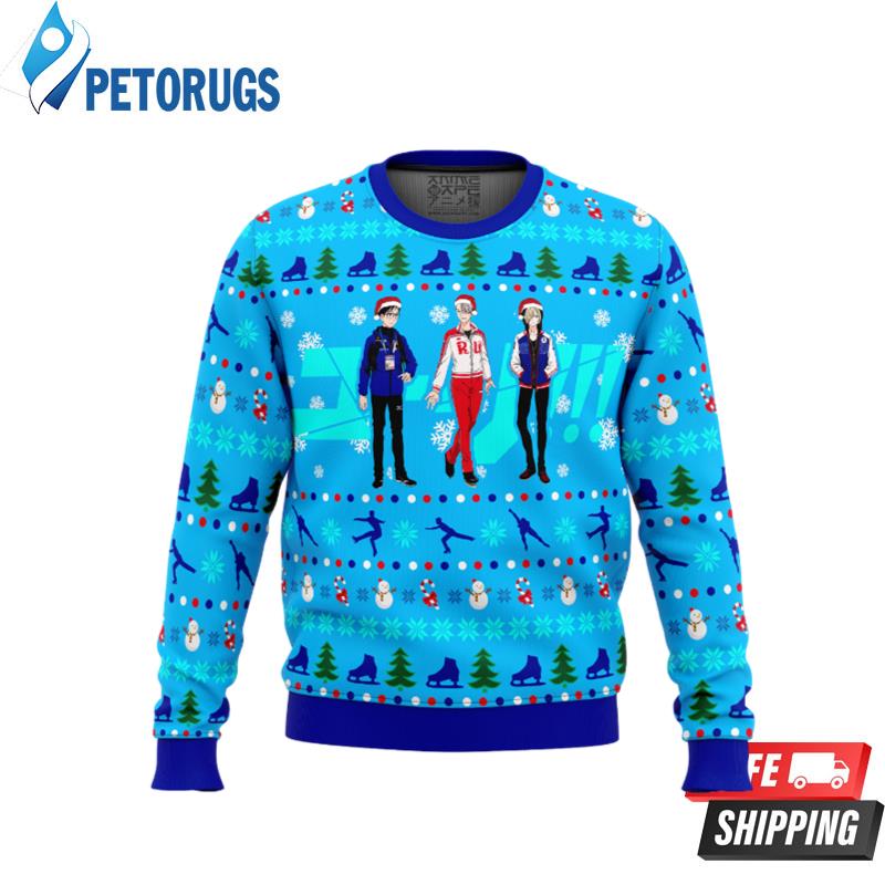 Yuri on Ice The Top 3 Ice Skaters Ugly Christmas Sweaters