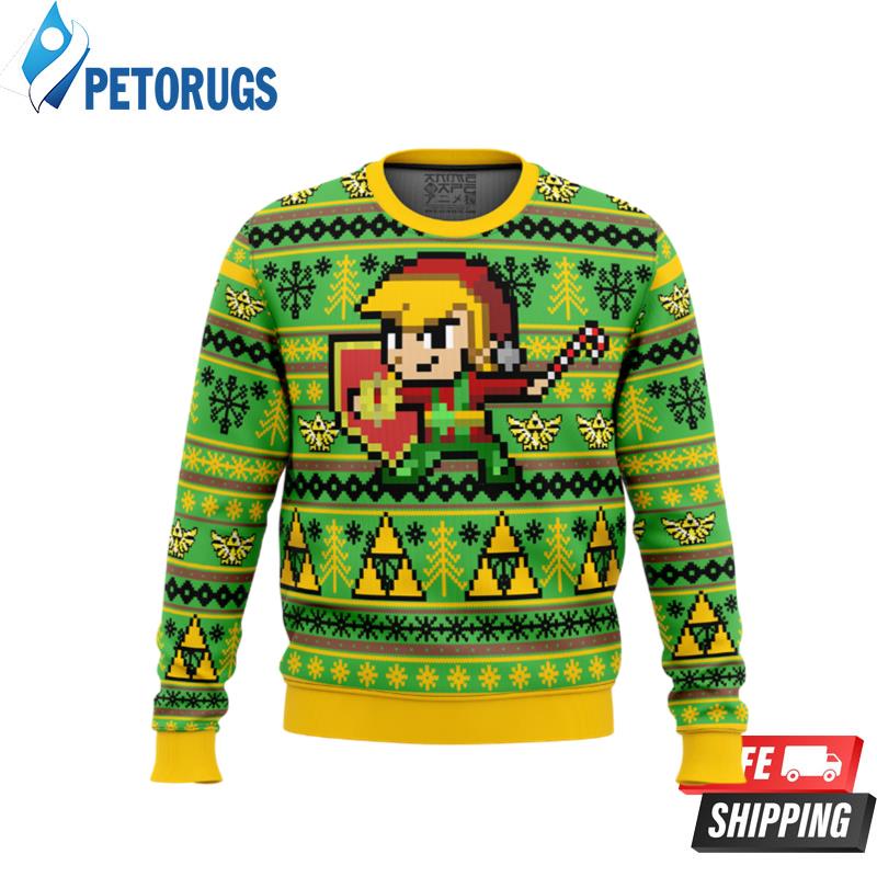 Zelda Holiday Link Ugly Christmas Sweaters