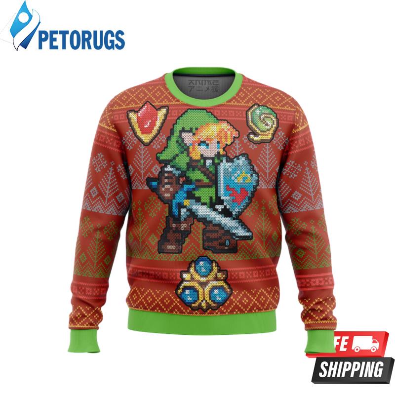 Zelda Link Gems Ugly Christmas Sweaters