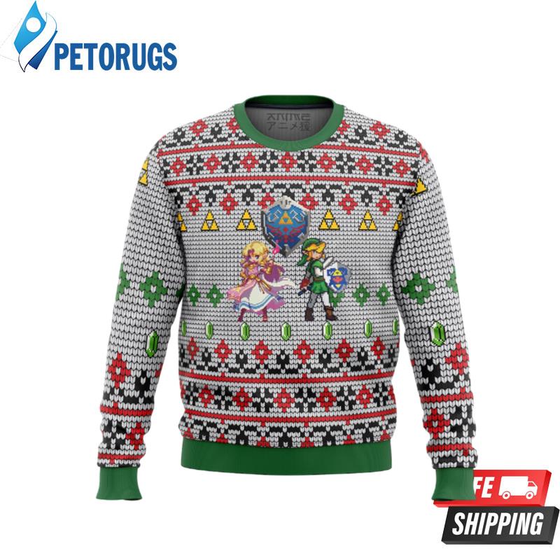 Zelda and Link Ugly Christmas Sweaters