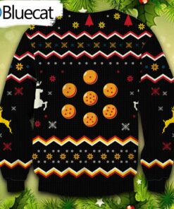 7 Dragon Balls Anime Saiyan Ugly Christmas Sweaters