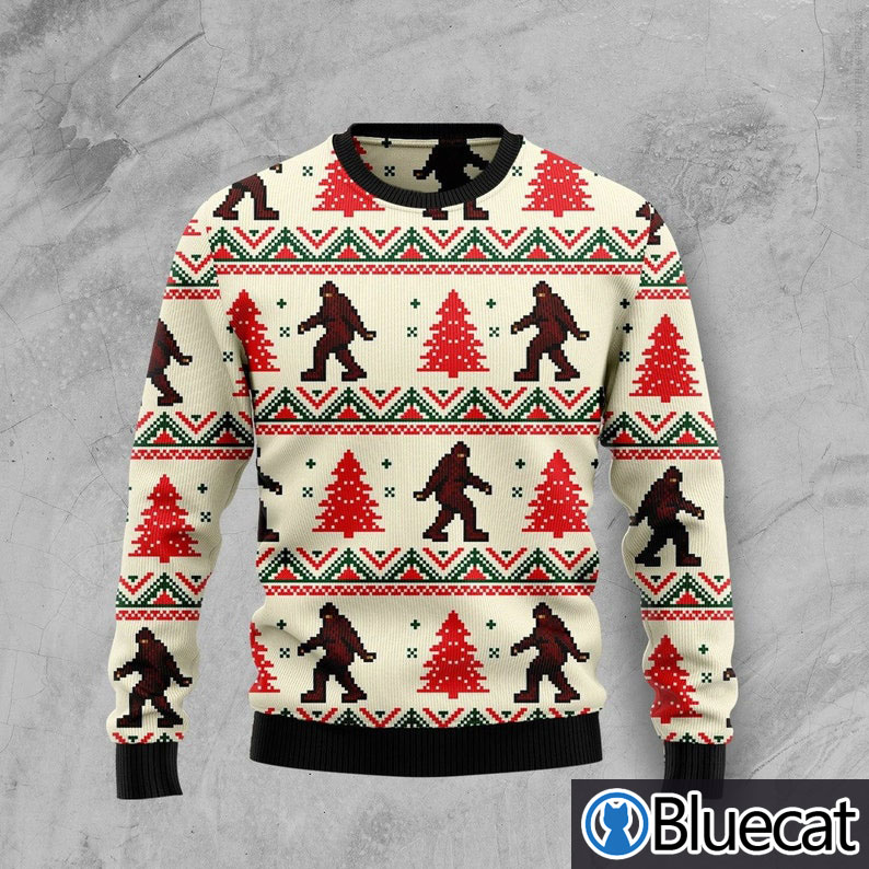 Amazing Bigfoot Ugly Christmas Sweaters