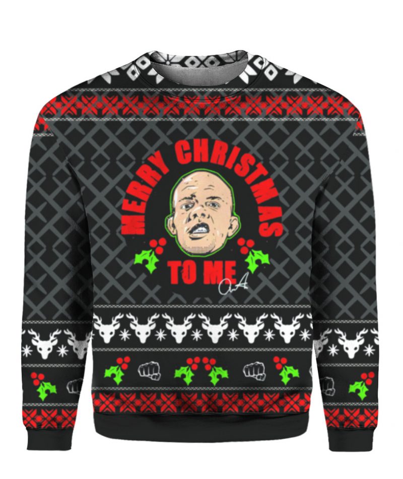 Anthony Smith Merry Christmas To Me Ugly Christmas Sweaters