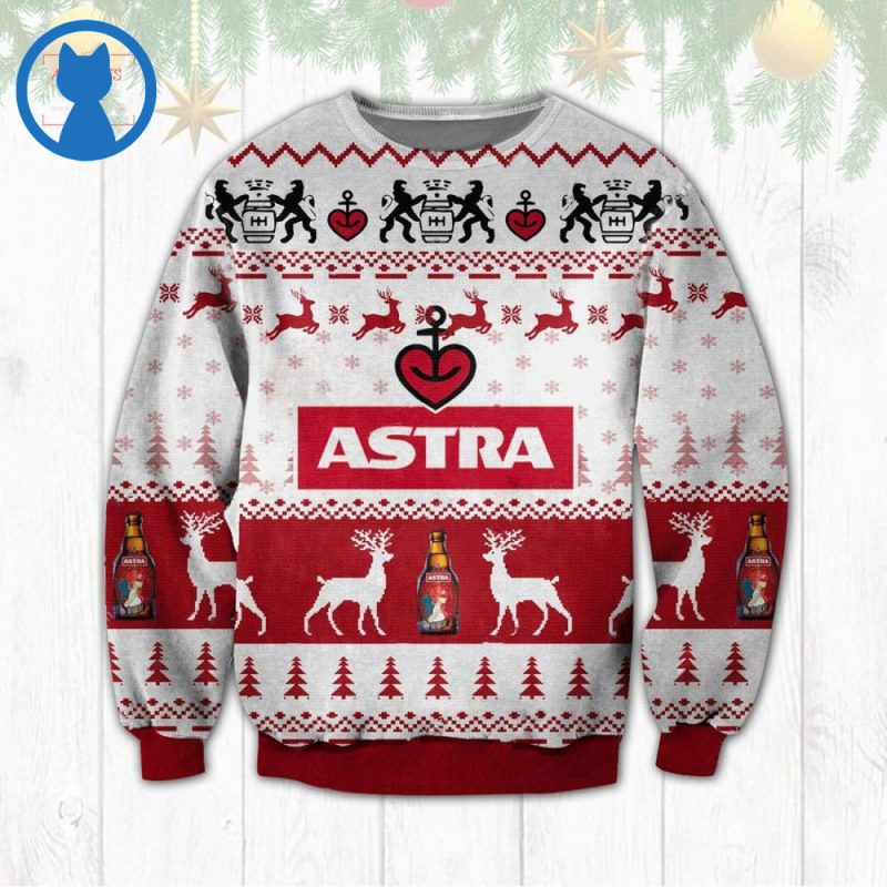 Astra Beer Ugly Christmas Sweaters