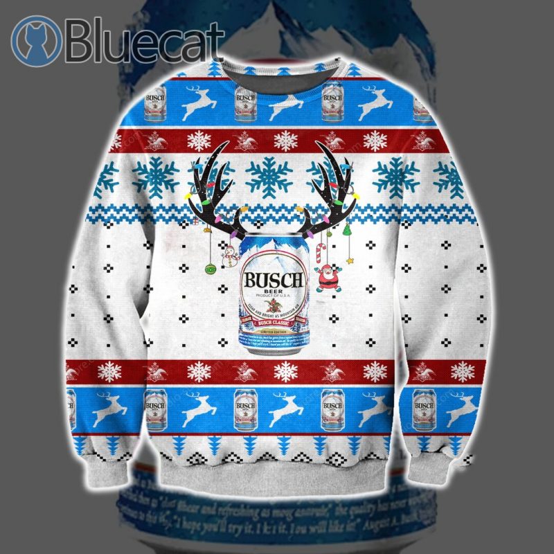 Busch Beer Ugly Christmas Sweaters