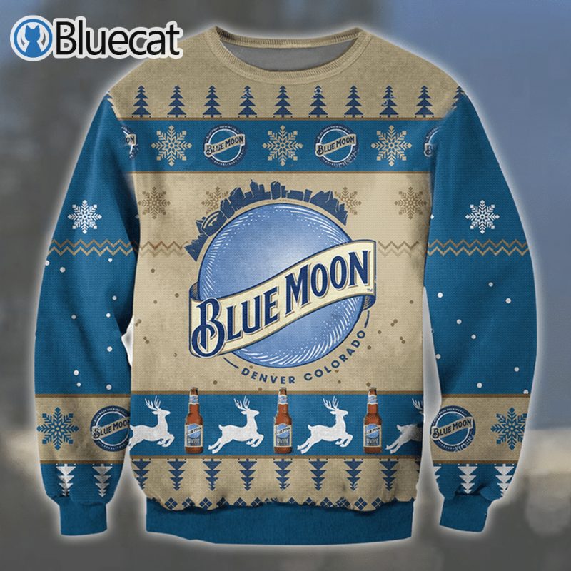 Blue Moon Beer Ugly Christmas Sweaters