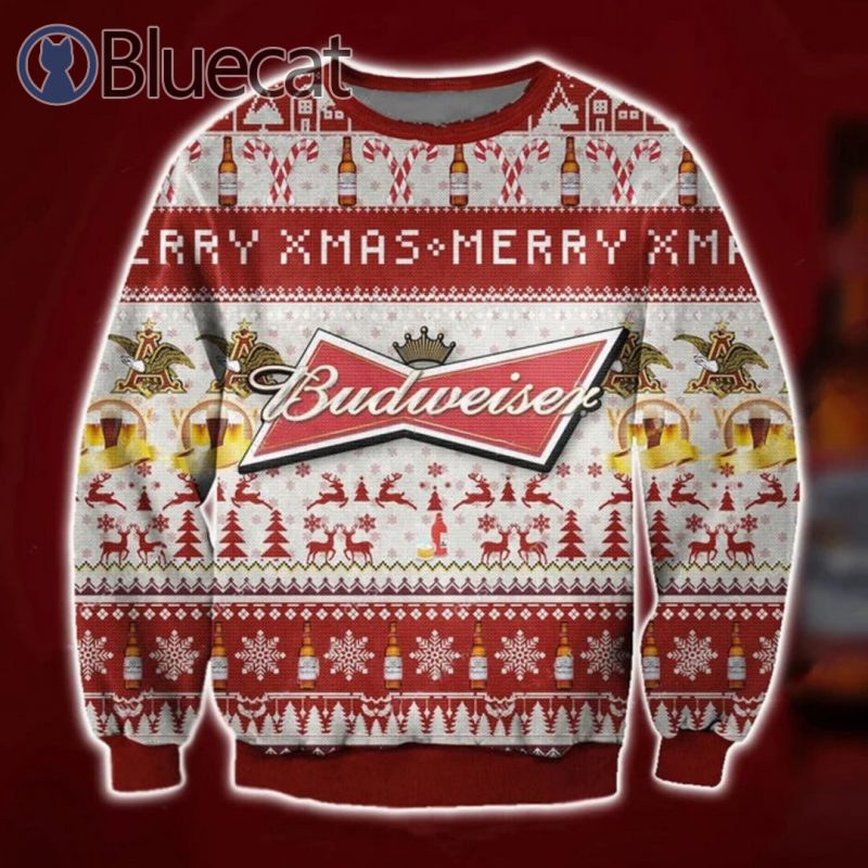 Budweiser Beer Ugly Christmas Sweaters